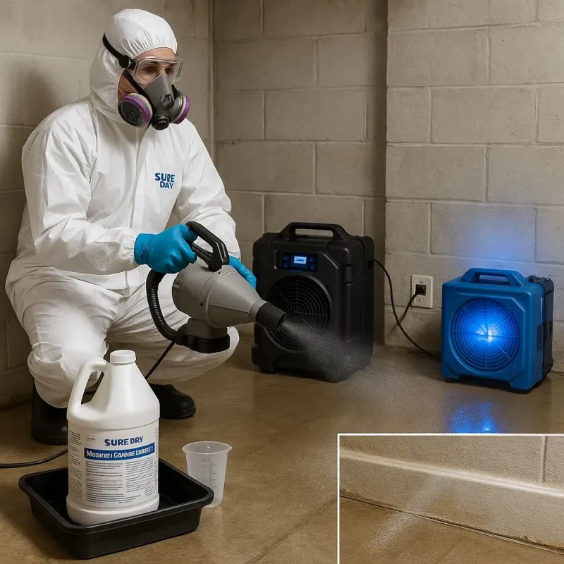 Sanitization and Odor Removal process in Garden City, MI