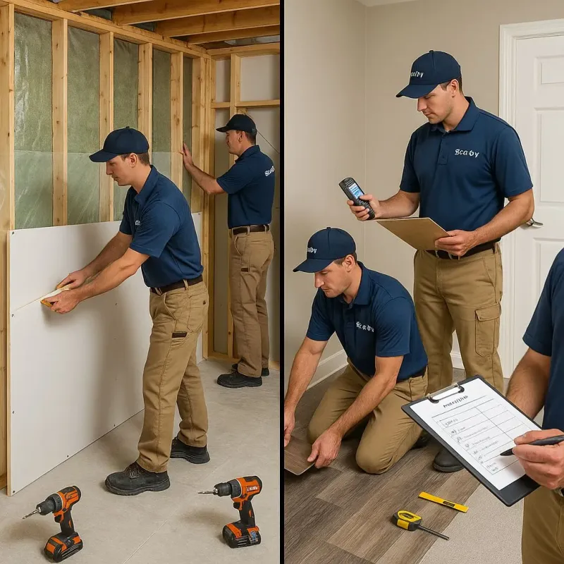 Repairs and Reconstruction process in Garden City, MI