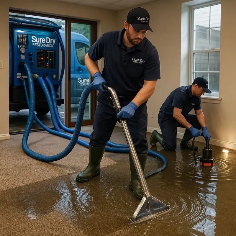 Water Extraction and Removal process in Garden City, MI
